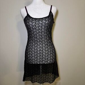 Ophelia Black Sheer Sequin Mini Dress Fitted Y2K Party Night Out Dress